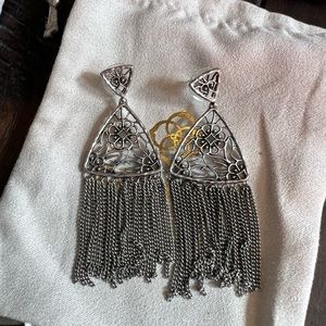 Kendra Scott Ana Earrings - Antique Silver
